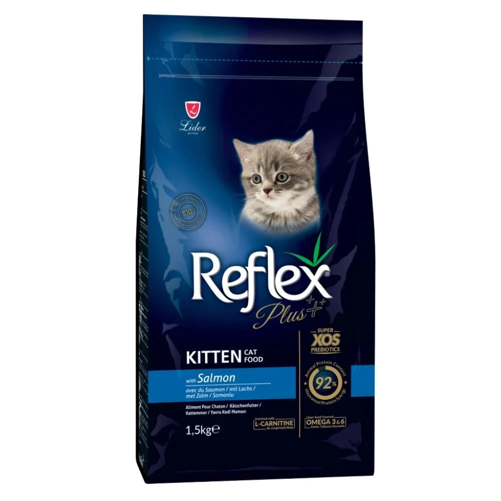 Reflex Plus Somonlu ve Pirinçli Yavru Kedi Maması 1,5 kg