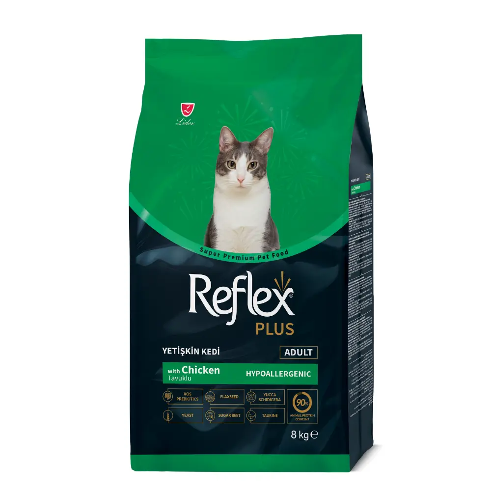 Reflex Plus Tavuklu Yetişkin 8 kg