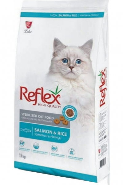 Reflex Sterilised Somonlu Pirinçli 15 kg