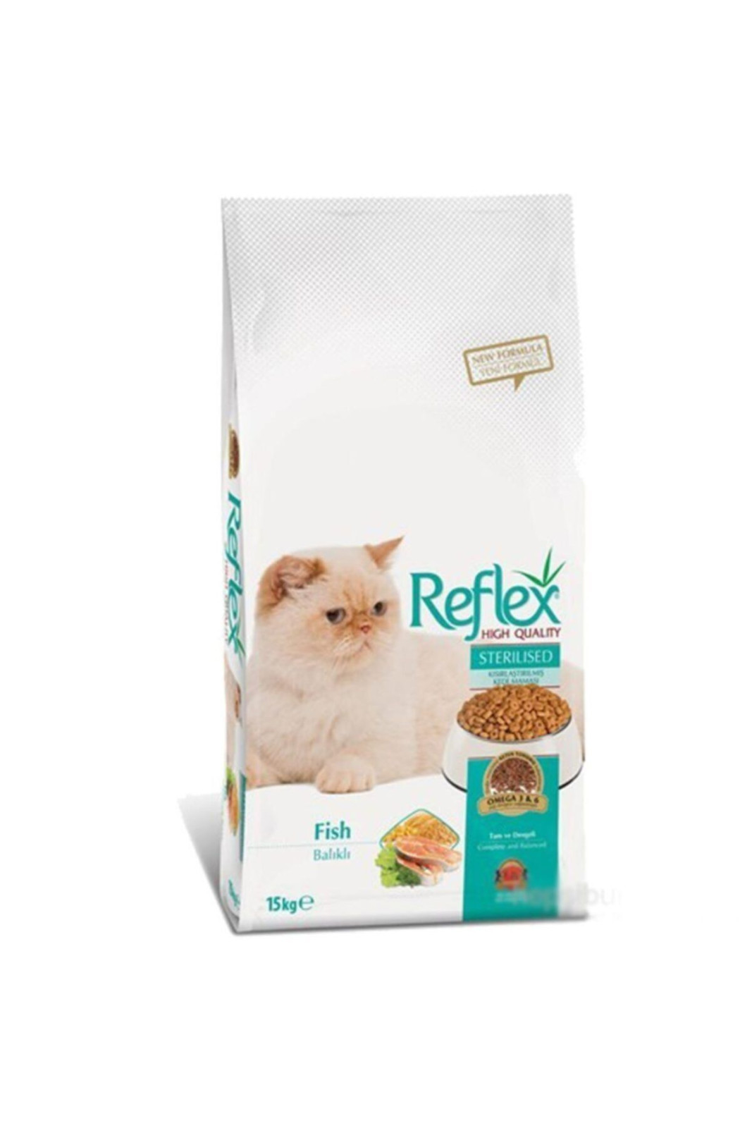 Reflex Sterilised Somonlu Pirinçli 15 kg