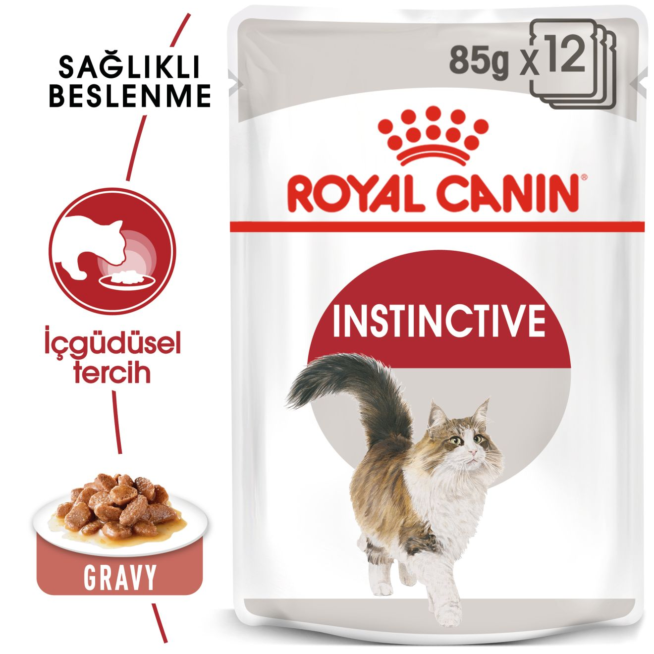 Royal Canin Instinctive Gravy Yetişkin Kedi Yaş Maması