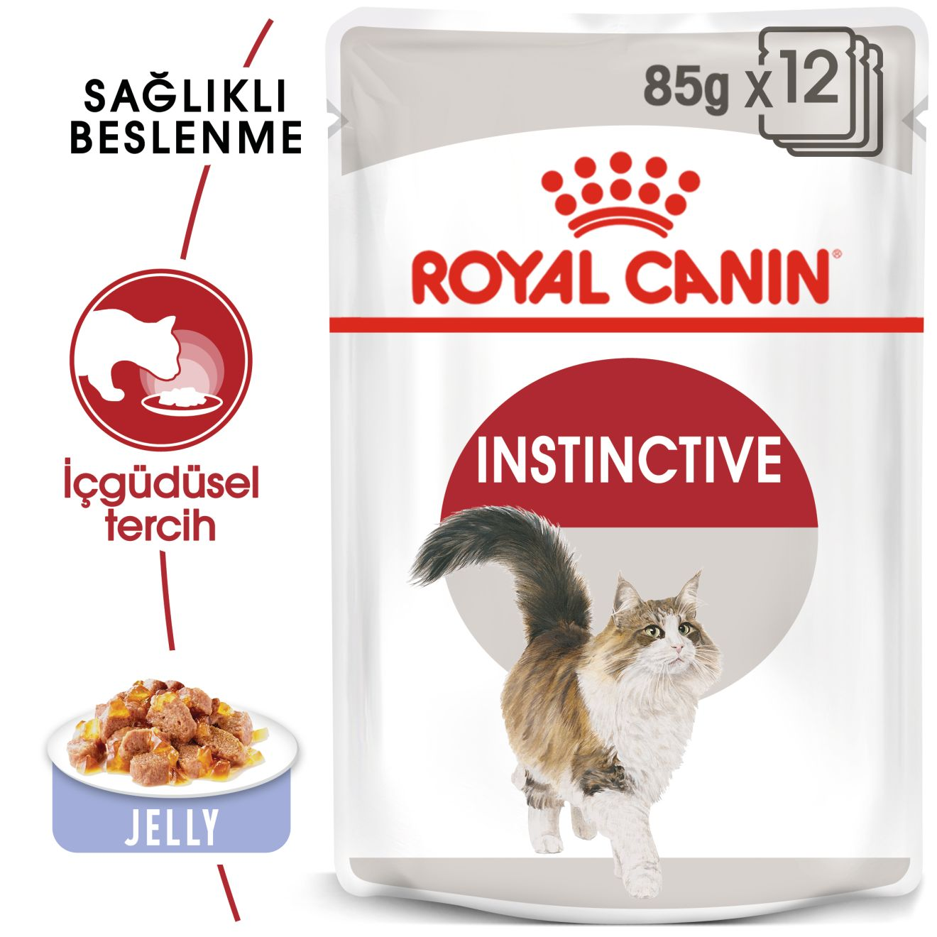 Royal Canin Instinctive Jelly Yetişkin Kedi Yaş Maması