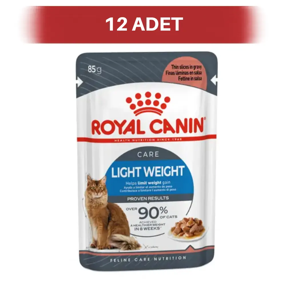 Royal Canin Light Weight Care Gravy Yetişkin Kedi Yaş Maması görsel 3