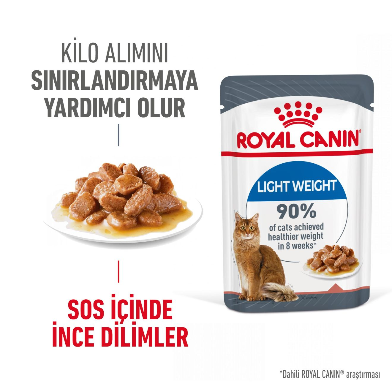 Royal Canin Light Weight Care Gravy Yetişkin Kedi Yaş Maması