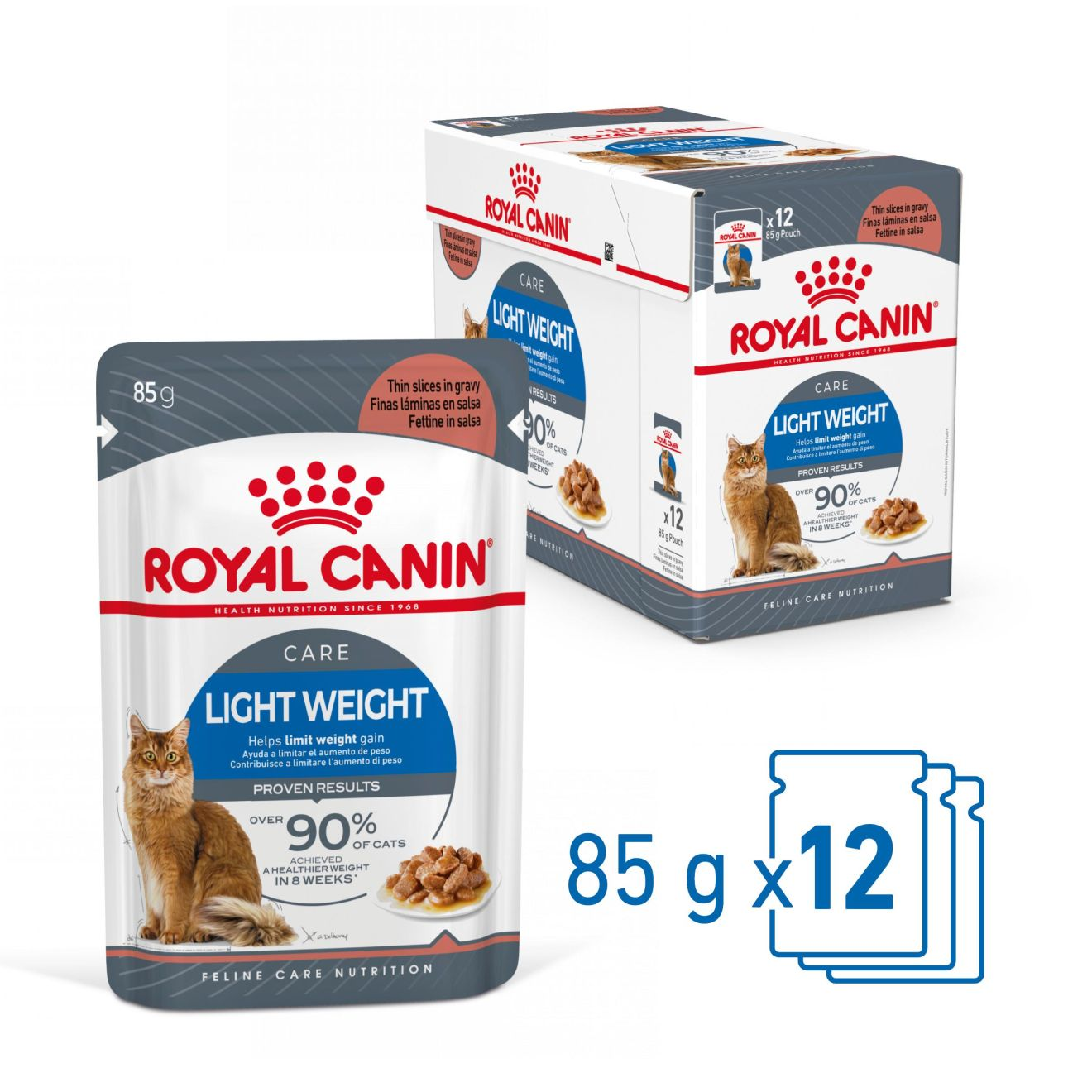 Royal Canin Light Weight Care Gravy Yetişkin Kedi Yaş Maması görsel 2
