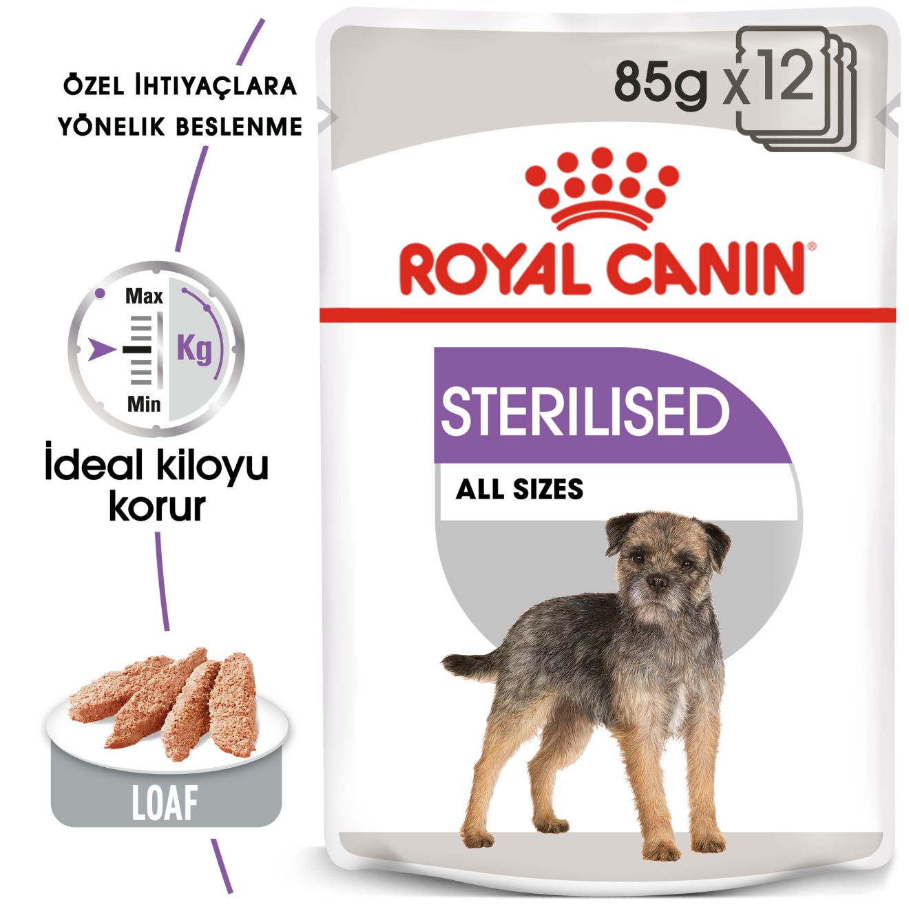 Royal Canin Sterilised Loaf Yetişkin Köpek Yaş Maması