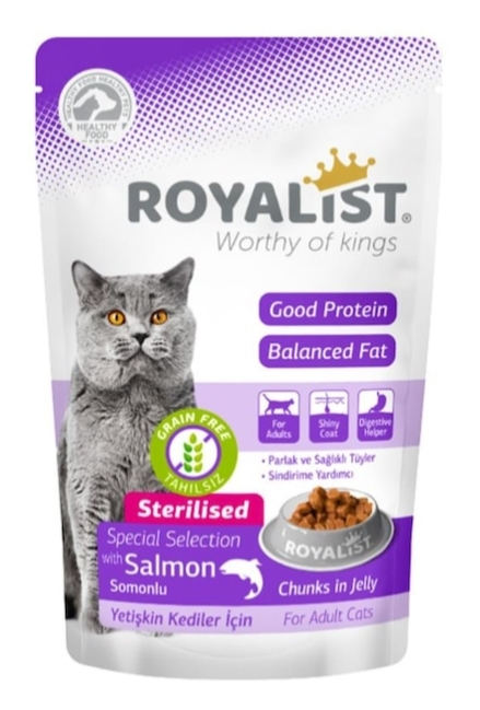 Royalist Kısırlaştırılmış Somonlu Yetişkin 85 gr