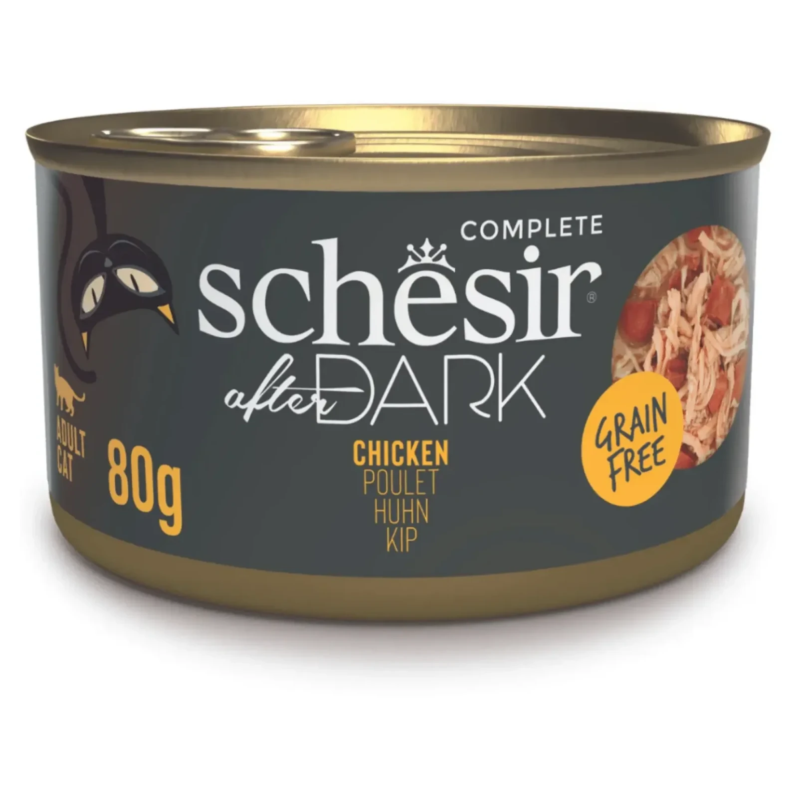 Schesir After Dark Wholefood Tavuklu Yetişkin Kedi Konservesi 80 G