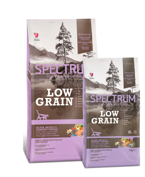 Spectrum Low Graın Kısırlaştırılmış Somonlu Hamsili ve Kızılcıklı 2 kg