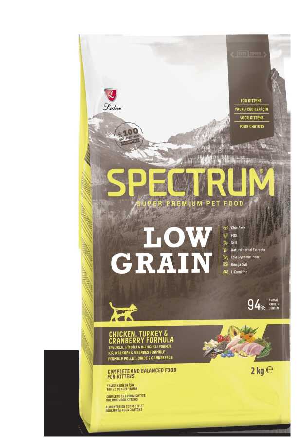 Spectrum Low Graın Yavru Tavuklu Hindili ve Kızılcıklı 2 kg