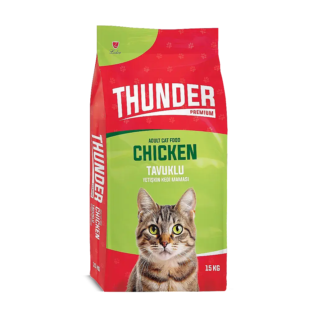 Thunder Yetişkin Tavuklu Kedi Maması 15 kg