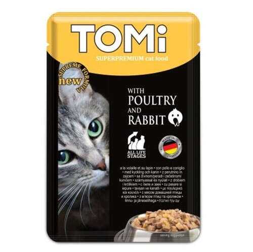 Tomi Pouch Kümes Hayvanı ve Tavşan 100 gr