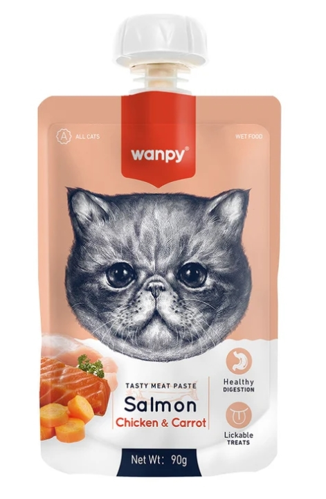 Wanpy Taze Somon ve Tavuklu 90 gr