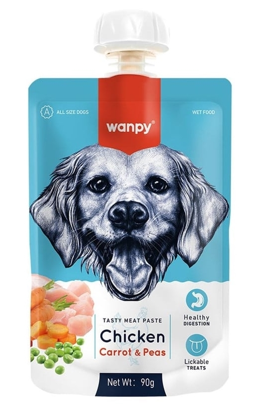 Wanpy Taze Tavuklu Havuçlu 90 gr