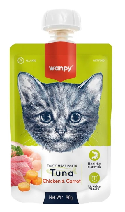 Wanpy Taze Ton Balıklı ve Tavuklu 90 gr