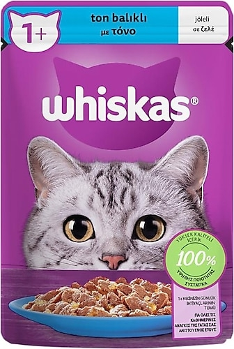 Whiskas Pouch Jöleli Ton Balıklı 85 gr