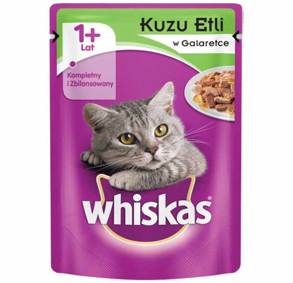 Whiskas Pouch Kuzu Etli 100gr
