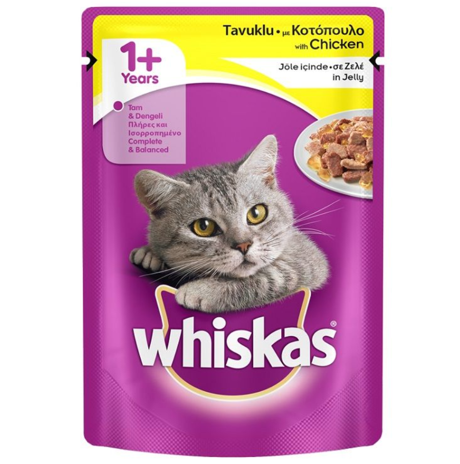 Whiskas Pouch Tavuklu 100 gr