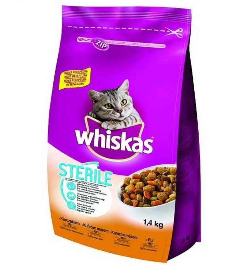 Whiskas Sterile Tavuklu 1.4 kg
