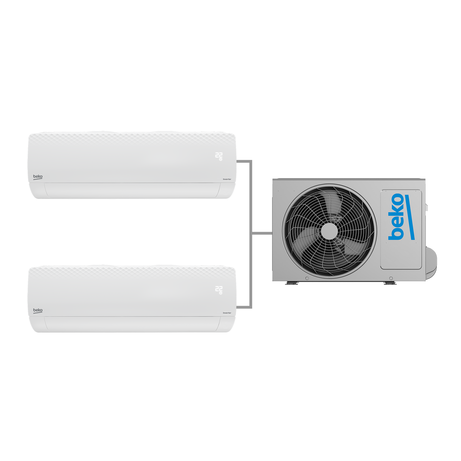 Beko MB 091216 Multi Inverter 9+12 Klima 16.000 Btu/h Multi Klima