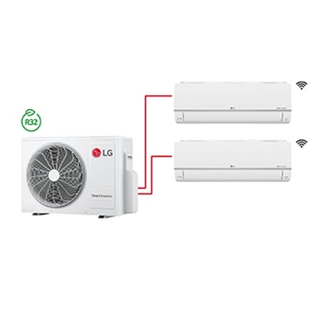 LG Inverter Multi Split Wi-Fi Klima DP3 9K+24K Btu DP3MULTI