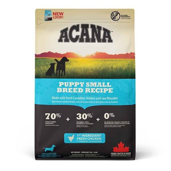 Acana Heritage Puppy Small Breed Tavuklu ve Balıklı Tahılsız Küçük Irk Yavru Köpek Maması 2 kg