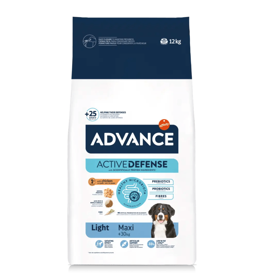 Advance Maxi Light Büyük Irk Diyet Yetişkin Köpek Maması 12 kg
