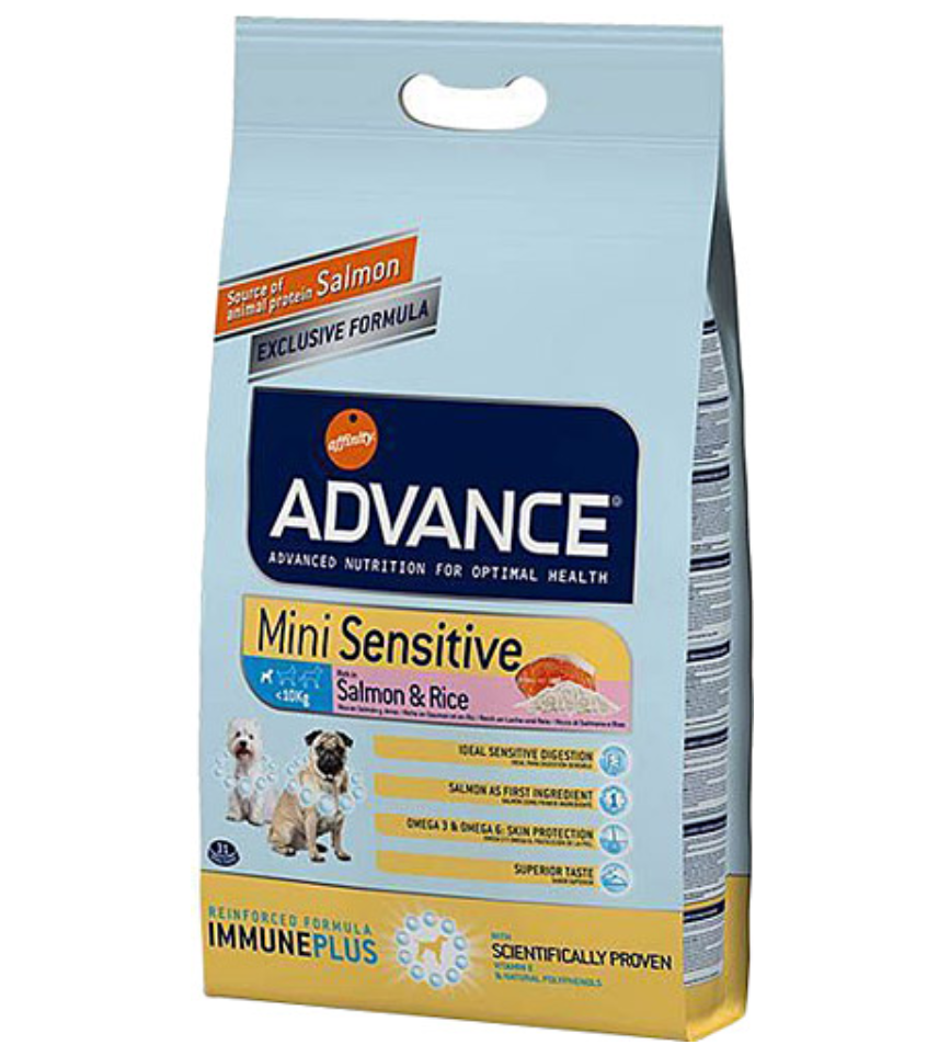 Advance Mini Sensitive Adult Somonlu 3 kg