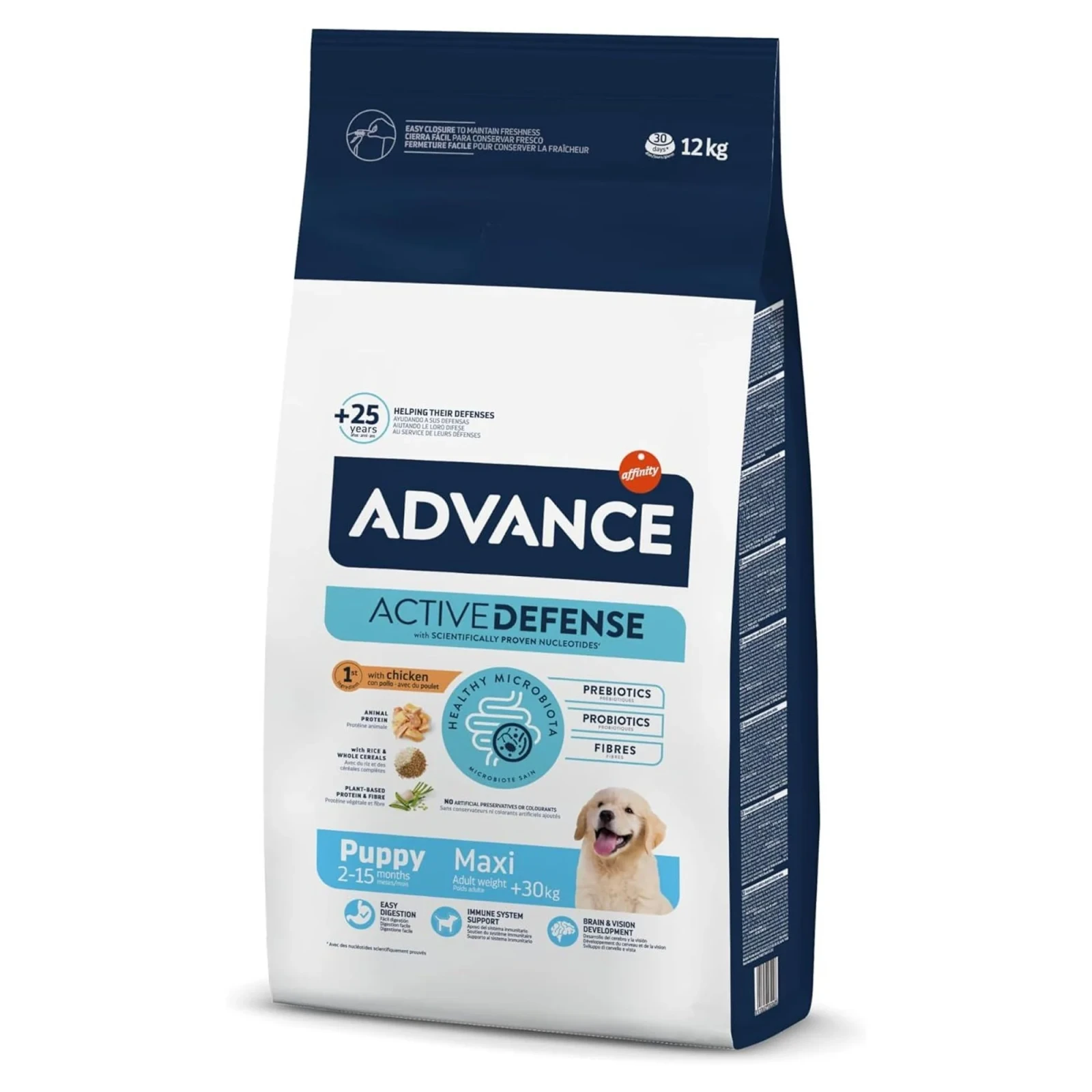 Advance Puppy Protect Tavuklu Büyük Irk Yavru Köpek Maması 12 KG