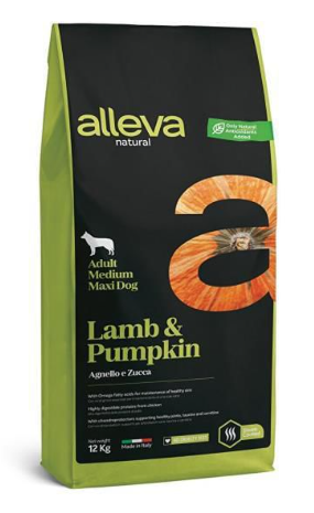 Alleva Natural Kuzu Ve Balkabağı 12 kg