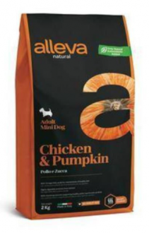 Alleva Natural Tavuklu Ve Balkabaklı Mini Irk Yetişkin 12 kg