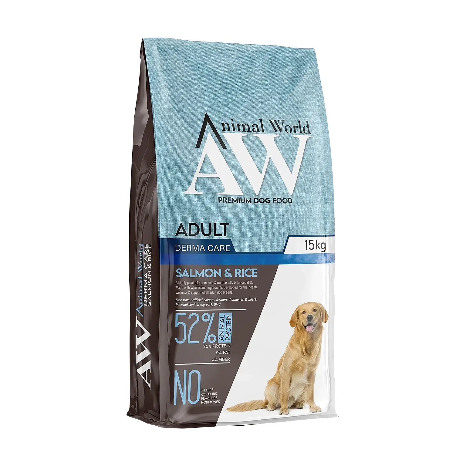 Animal World Derma Somonlu Yetişkin Köpek Maması 15 kg