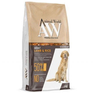 Animal World Sensitive Kuzu Etli 3 kg