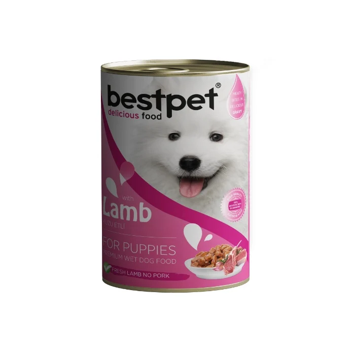 Bestpet Puppy Kuzu Etli Parça Etli ve Jöleli Yavru 400 gr