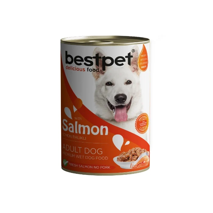 Bestpet Somonlu Parça Etli ve Soslu 400 gr