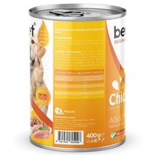 Bestpet Tavuk Etli Parça Etli ve Jöleli 400 gr görsel 2