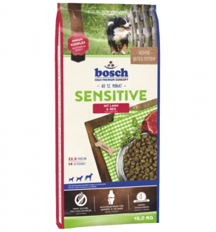 Bosch Sensitive Adult Kuzu Eti ve Pirinç 15 kg