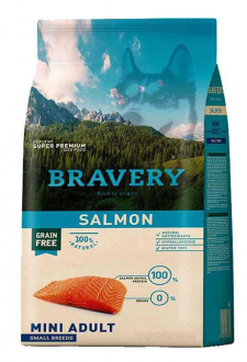 Bravery Küçük Irk Somonlu Tahılsız Yetişkin 7 kg
