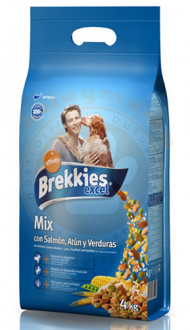 Brekkies Excel Dog Mix Fish Balıklı 4 kg