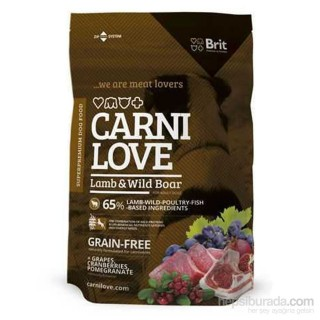Brit Care Carnilove Kuzu Etli ve Yaban Domuzlu Tahılsız 1.5 kg