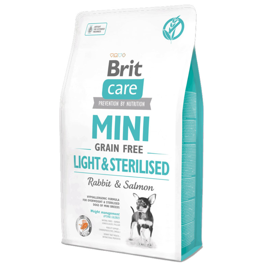 Brit Care Mini Grain-free Light & Sterilised 2 kg