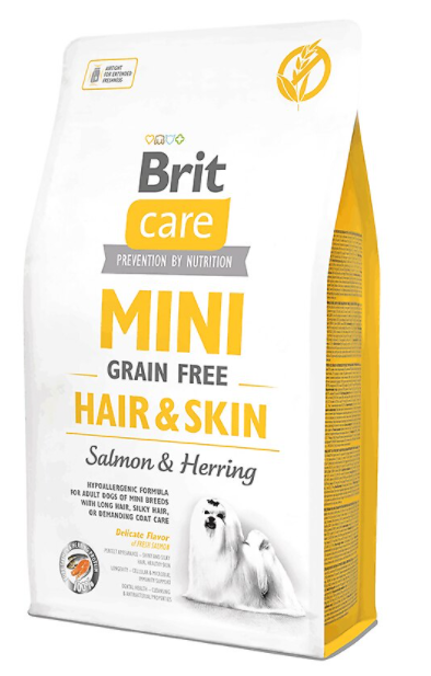 Brit Care Mini Hair Skin Somonlu Ve Ringa Balıklı Tahılsız 7 kg