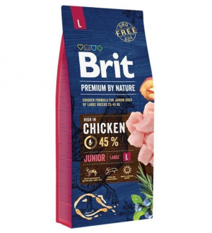 Brit Premium By Nature Junior Large Puppy Tavuklu 15 Kg