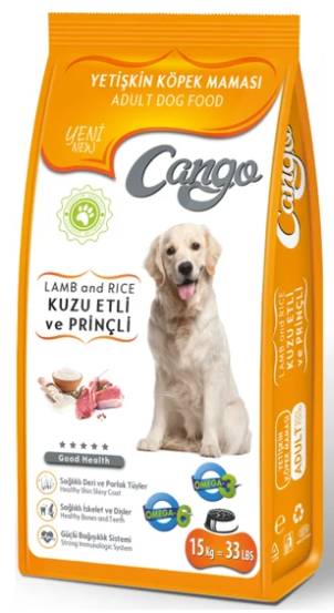 Cango Yetişkin Kuzu Etli & Pirinçli 15 kg