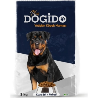 Dogido Plus Kuzu Etli ve Pirinçli Yetişkin 3 kg