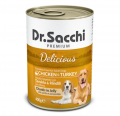 Dr.Sacchi Adult Tavuk ve Hindili 400 gr