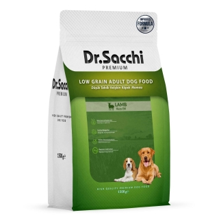 Dr.Sacchi Premium Düşük Tahıllı Kuzu Etli Yetişkin 1.5 kg