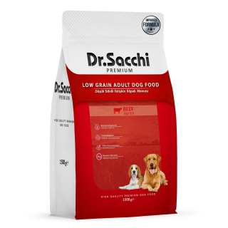 Dr.Sacchi Premium Sığır Etli Düşük Tahıllı Yetişkin 1.5 kg