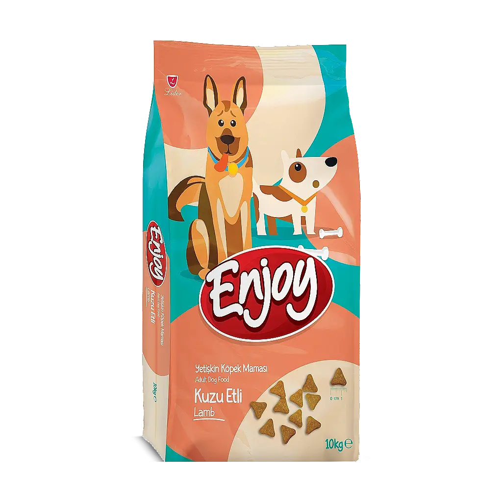 Enjoy Kuzu Etli Ve Pirinçli Yetişkin Köpek Maması 10 kg