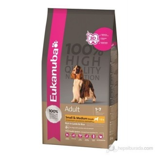Eukanuba Adult Small & Medium Breed Lamb & Rice 12 kg